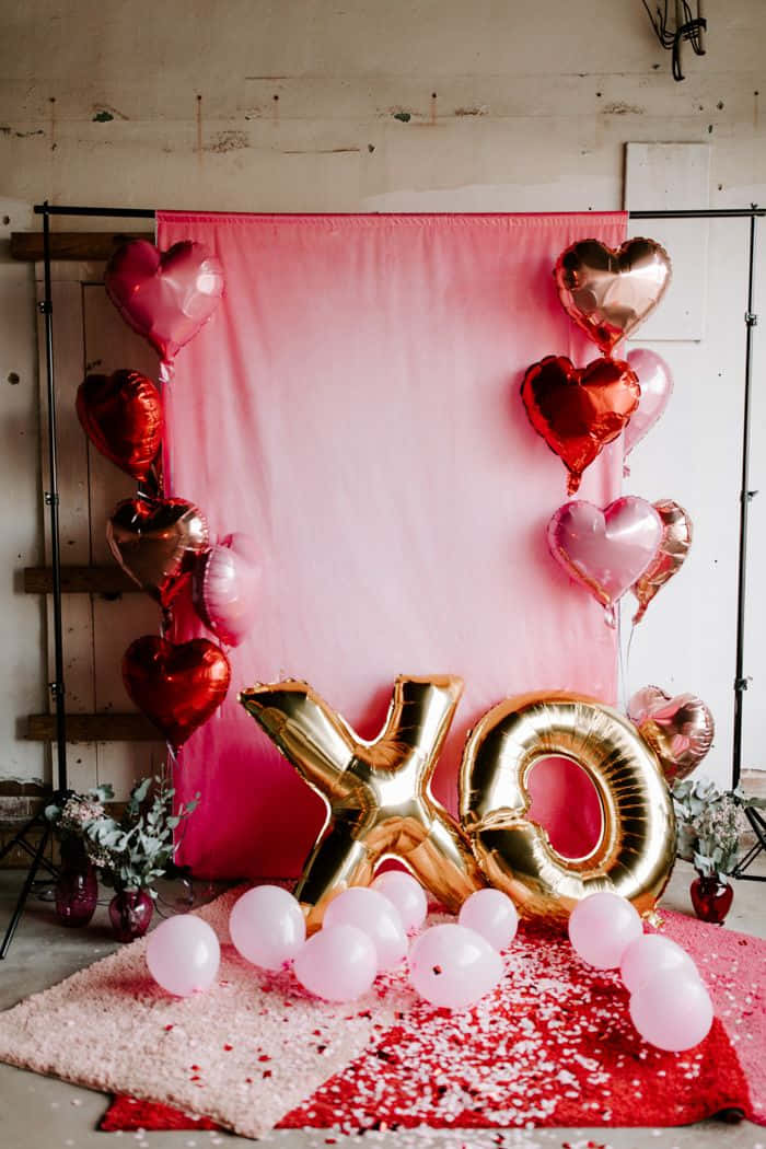 Фото декору до Дня Валентина XO Шпалери