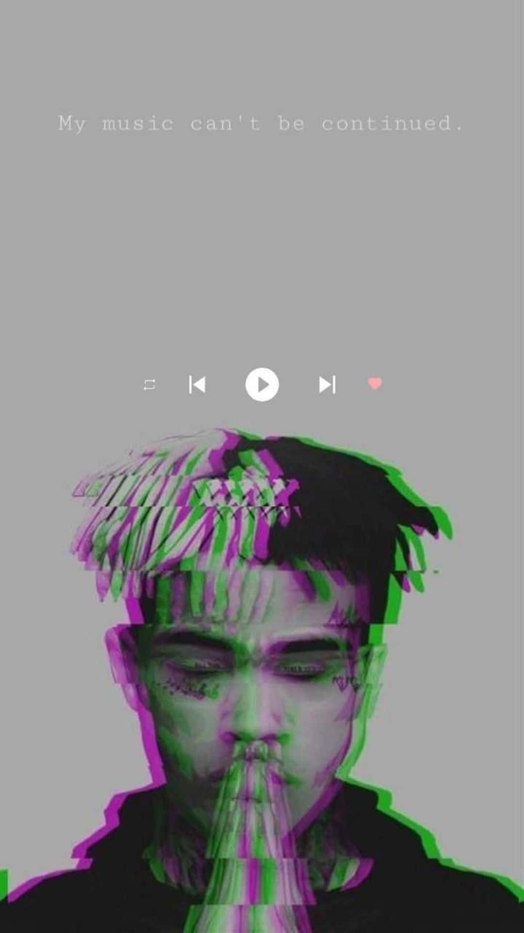 Xxxtentacion PFP глітч Шпалери