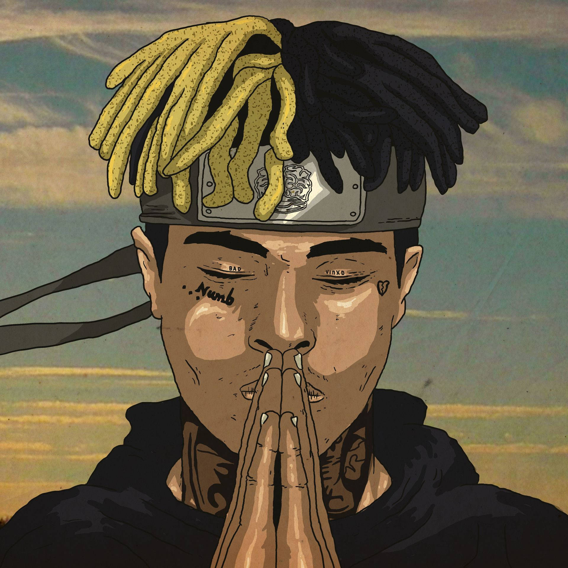 Xxxtentacion Аніме Молиться Репер Шпалери