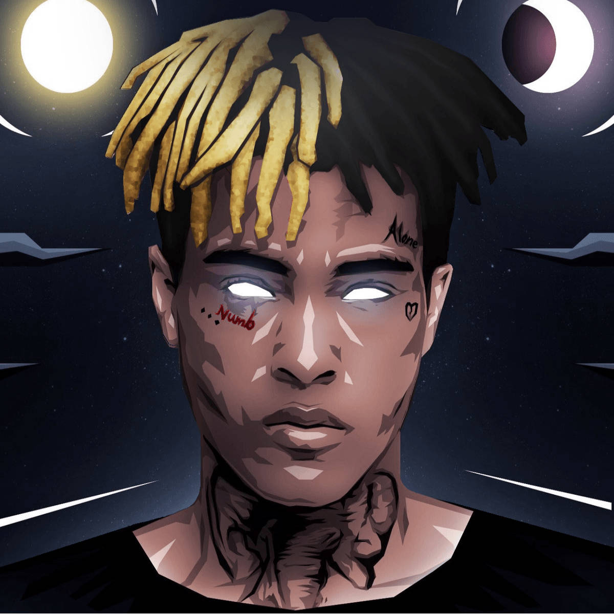 Xxxtentacion Аніме Сяючі Очі Шпалери