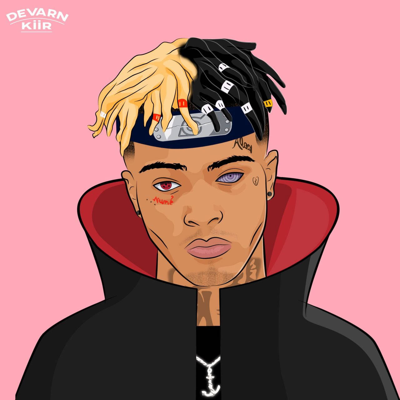 Xxxtentacion Аніме Плащ Акацукі Шпалери