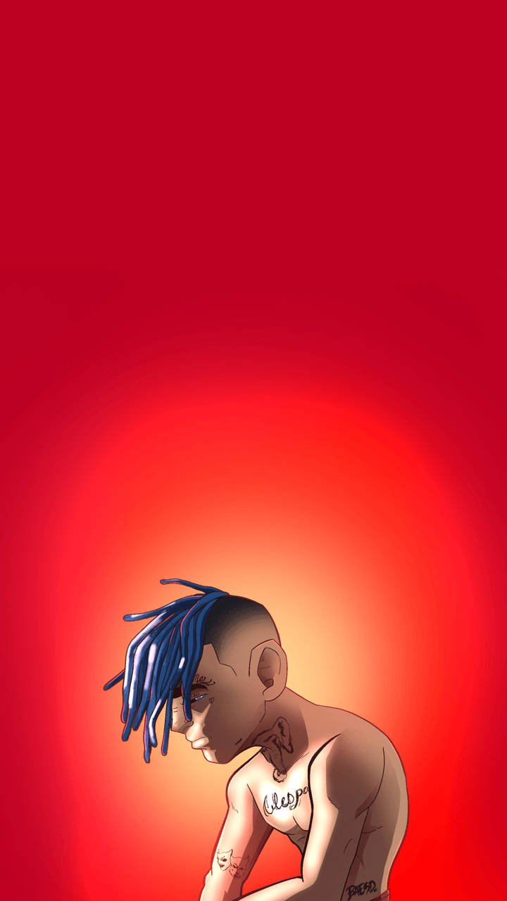 Xxxtentacion аніме без футболки Шпалери