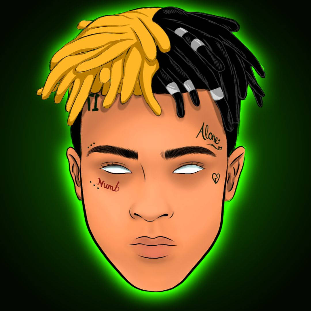 XXxTentacion Аніме без очей Шпалери