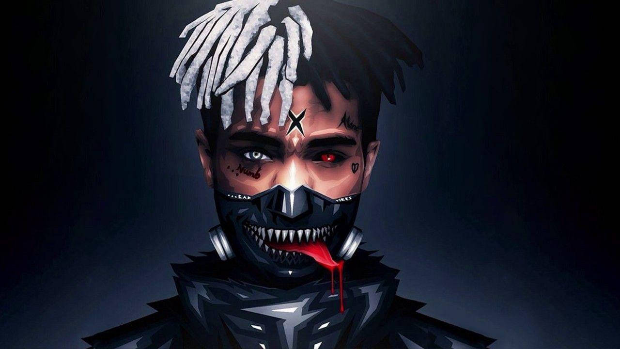 Xxxtentacion Аніме Токійський Гуль Маска Шпалери