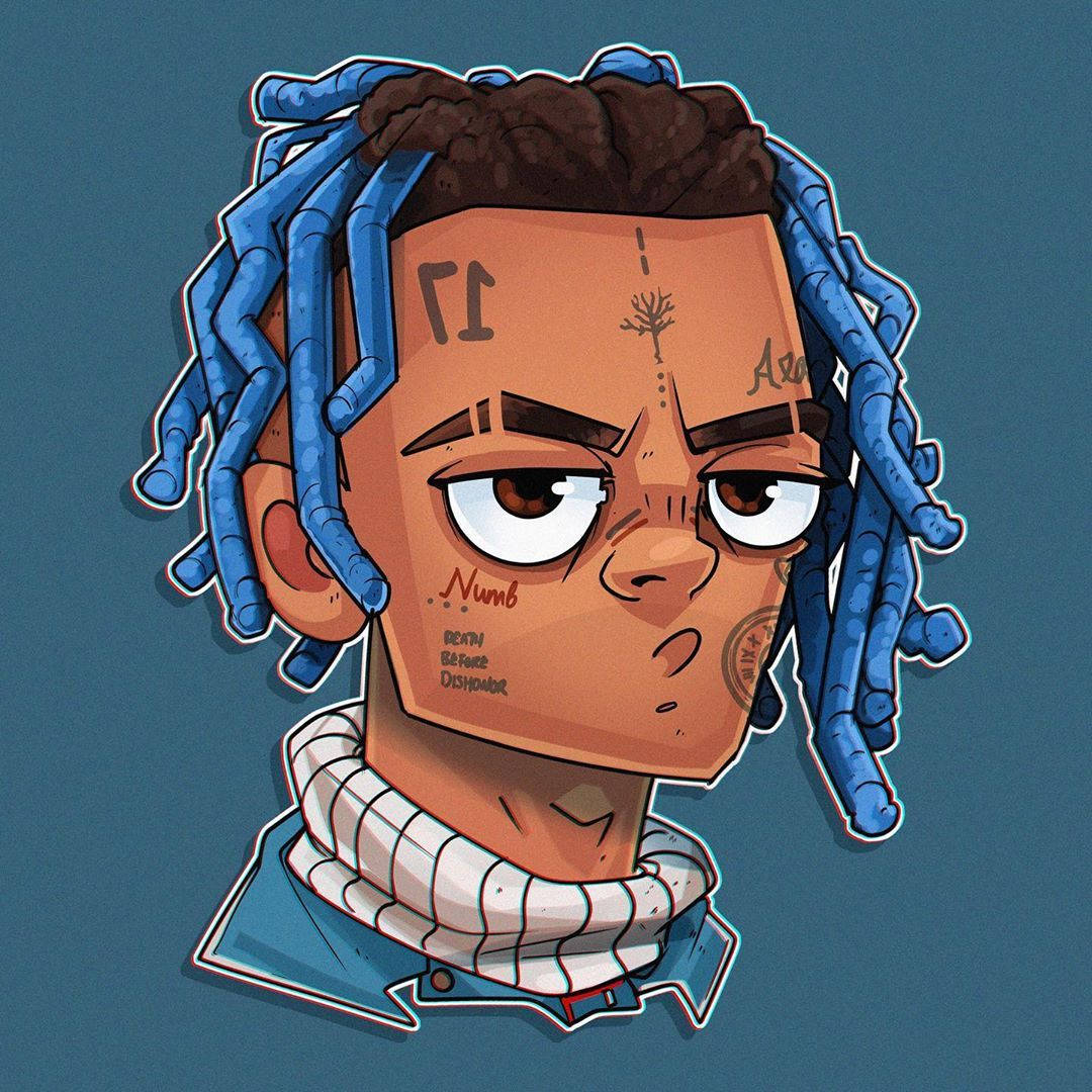 Xxxtentacion Аніме Цифрові Татуювання Шпалери