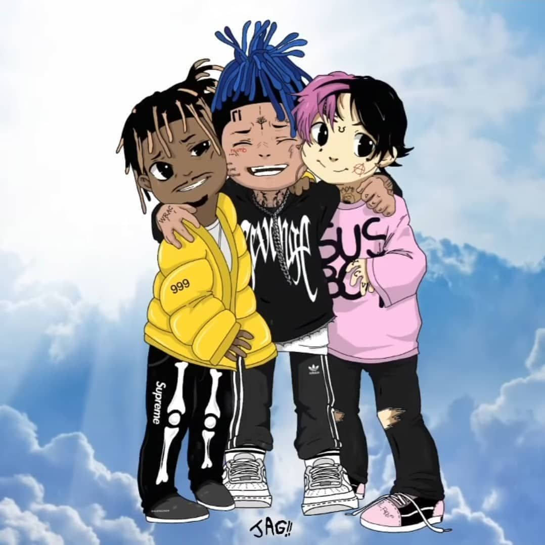 Xxxtentacion Аніме та Друзі Шпалери