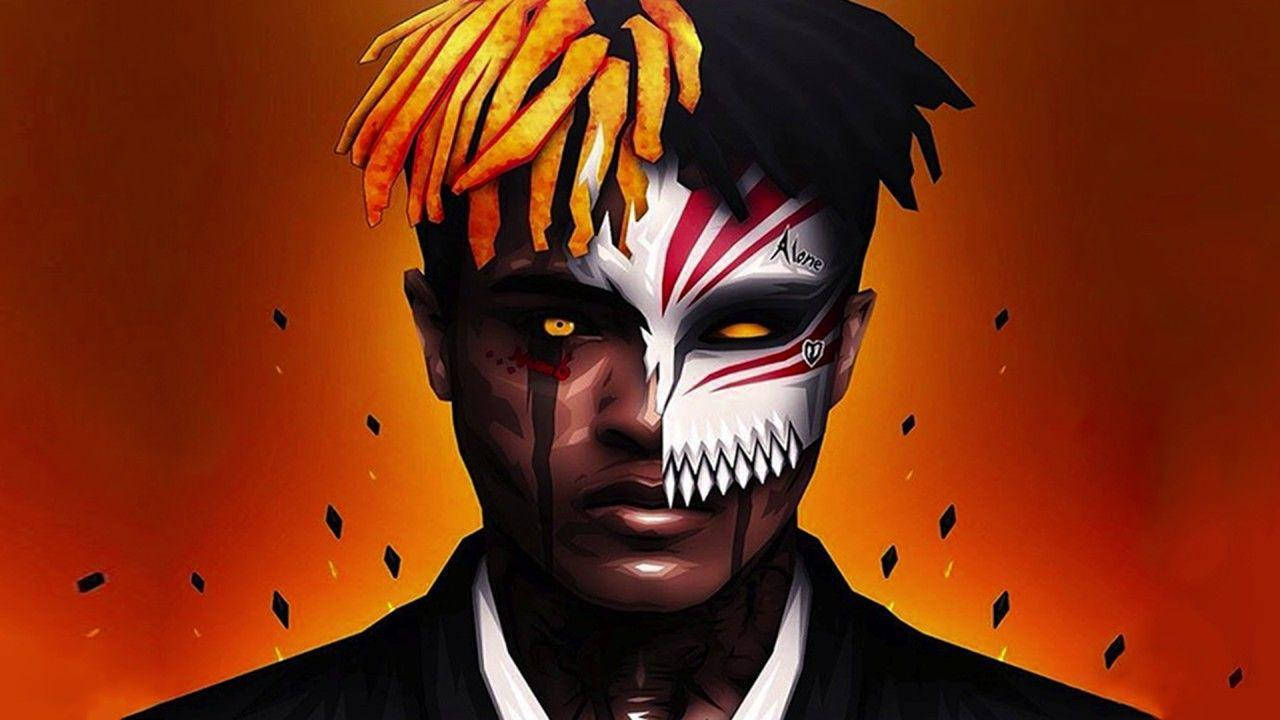 Xxxtentacion Аніме Маска Холлоу Шпалери