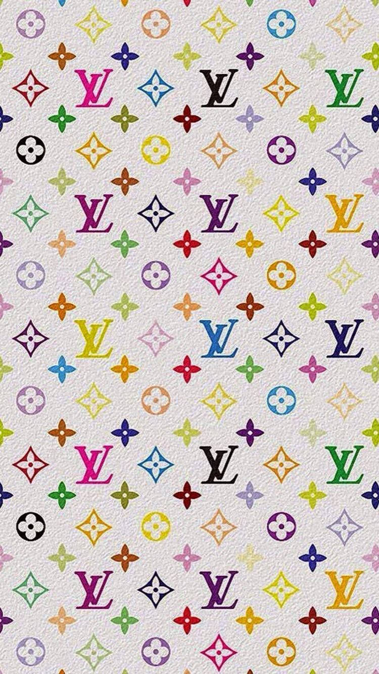 Естетика Y2K Логотип LV Monogram Шпалери