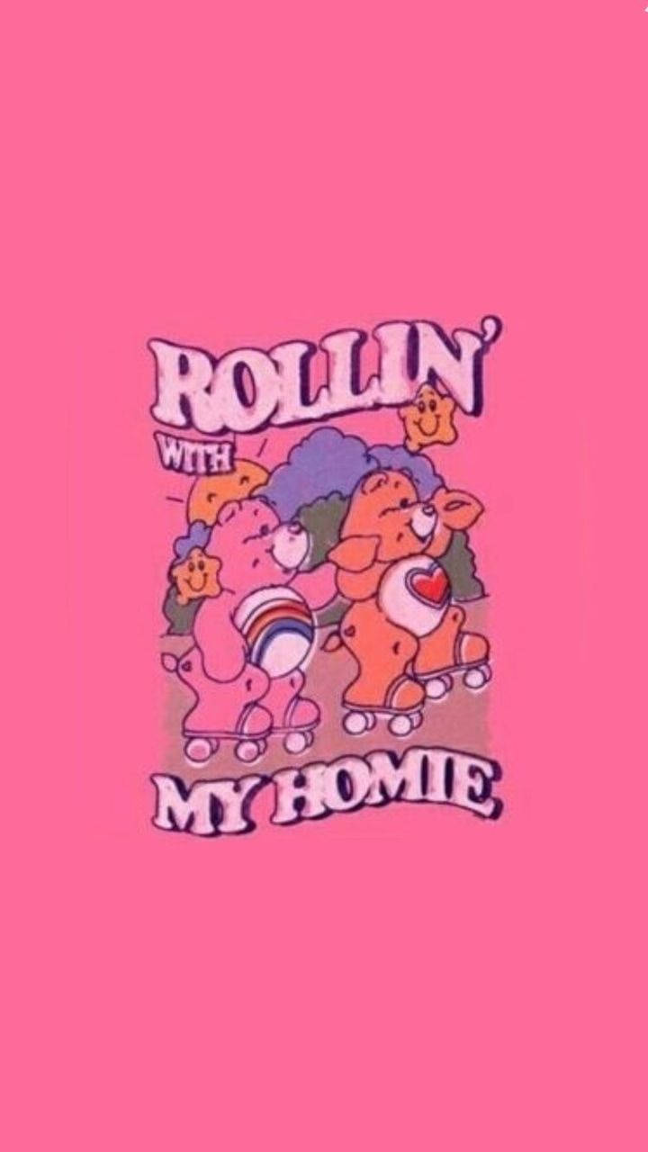 Y2k Естетика Rollin With My Homie Шпалери