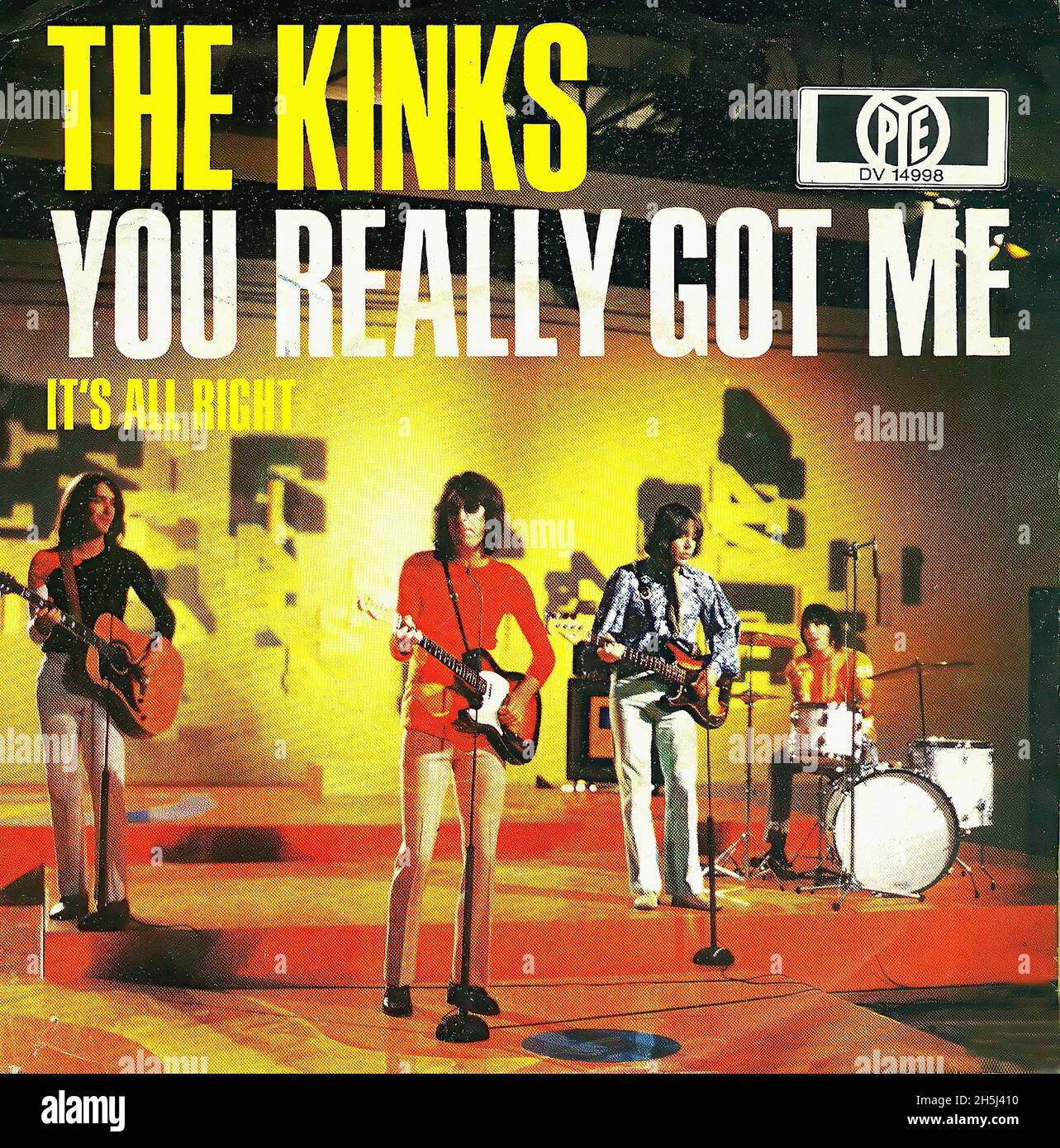 Обложка «You Really Got Me» группы The Kinks Шпалери
