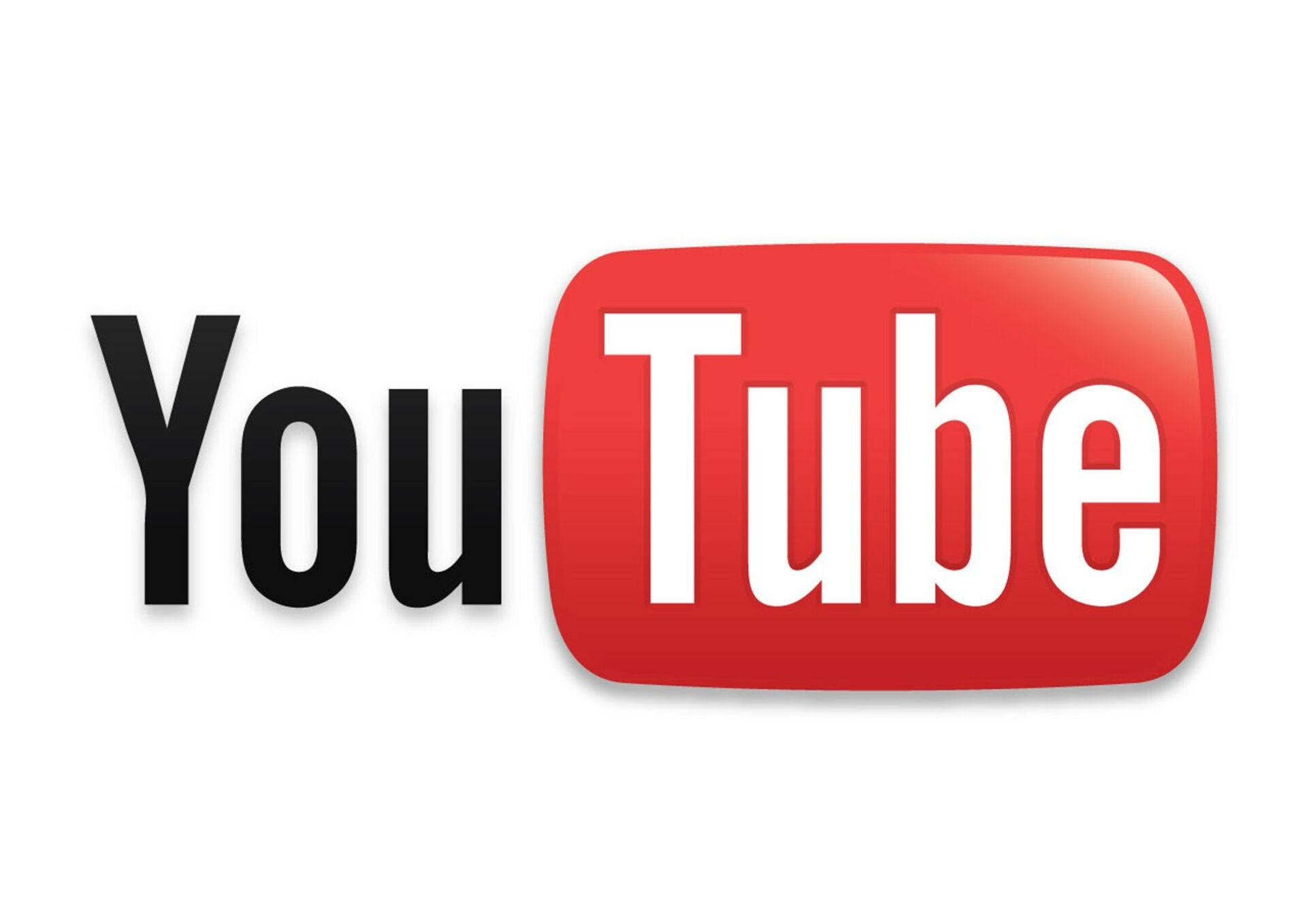 Логотип YouTube шрифтом Roboto Sans Serif Шпалери