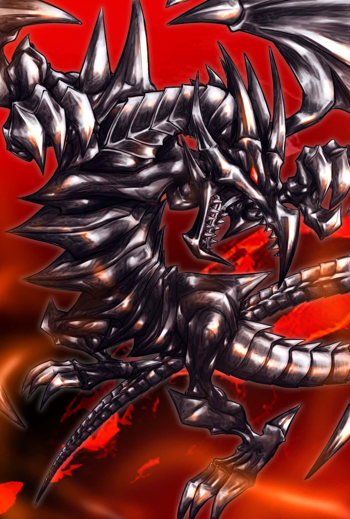 Потрясающие драконы YuGiOh демонстрируют свою силу Шпалери