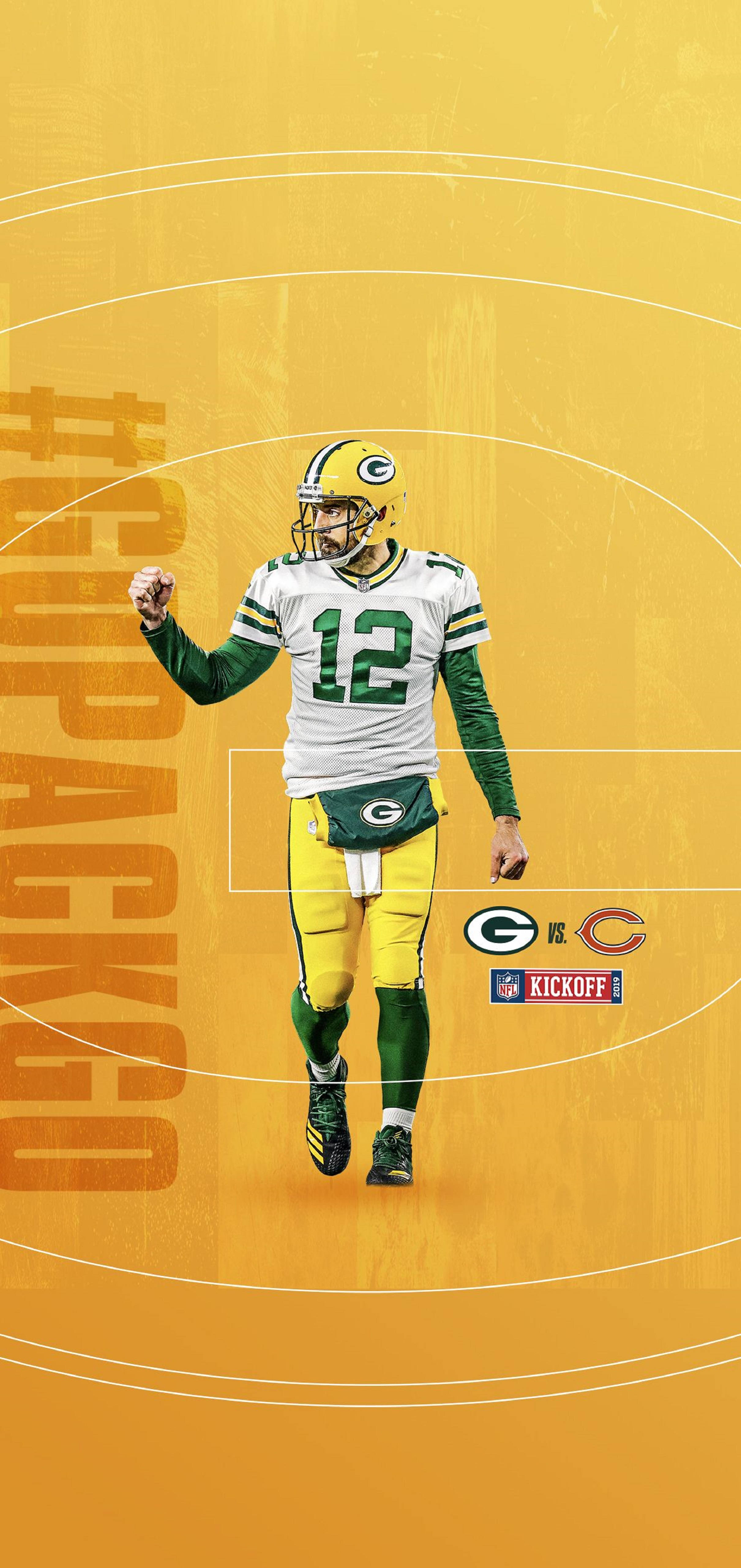 Аарон Роджерс NFL 2019 Постер Шпалери