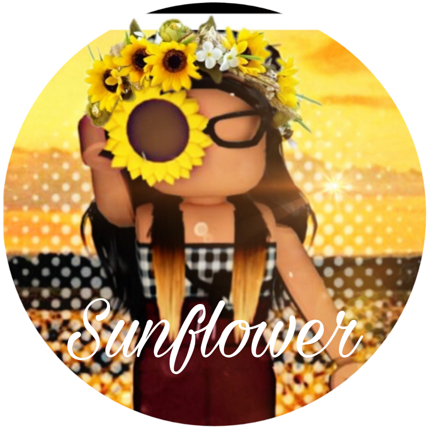 Аватар соняшника в Roblox Шпалери