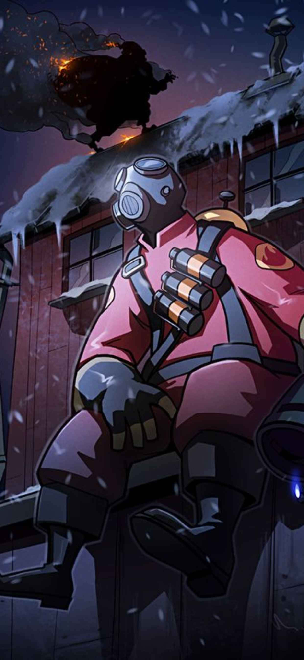 Анимированный фон Team Fortress 2 на iPhone XS Max Шпалери