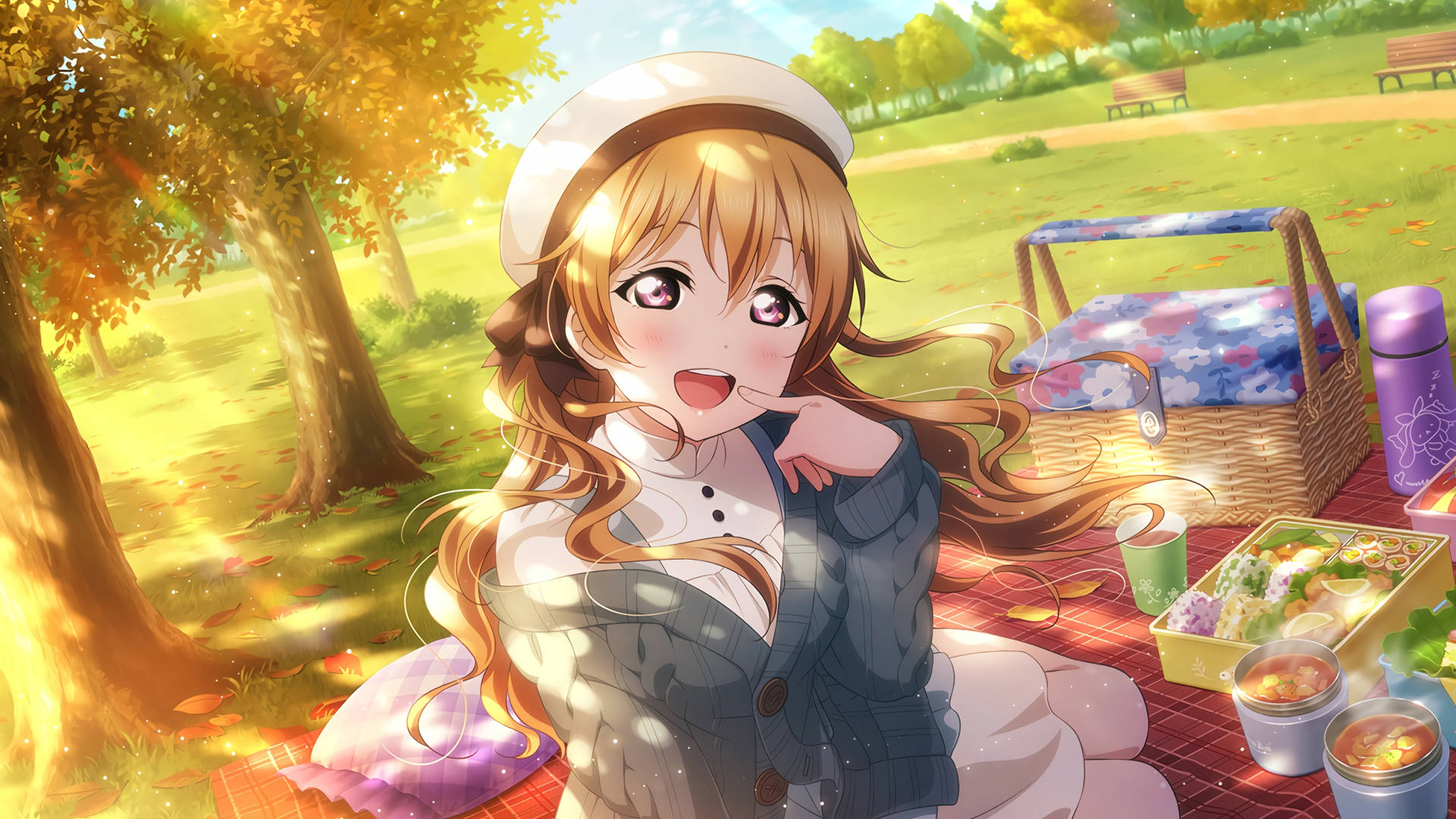 Аніме Love Live Ханайо шпалери