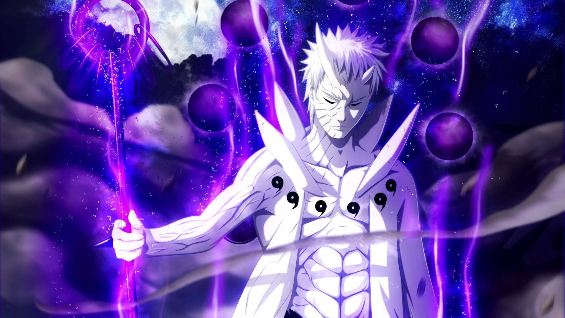 Аніме Наруто Кулі Дев'ятихвостого звіра Шпалери