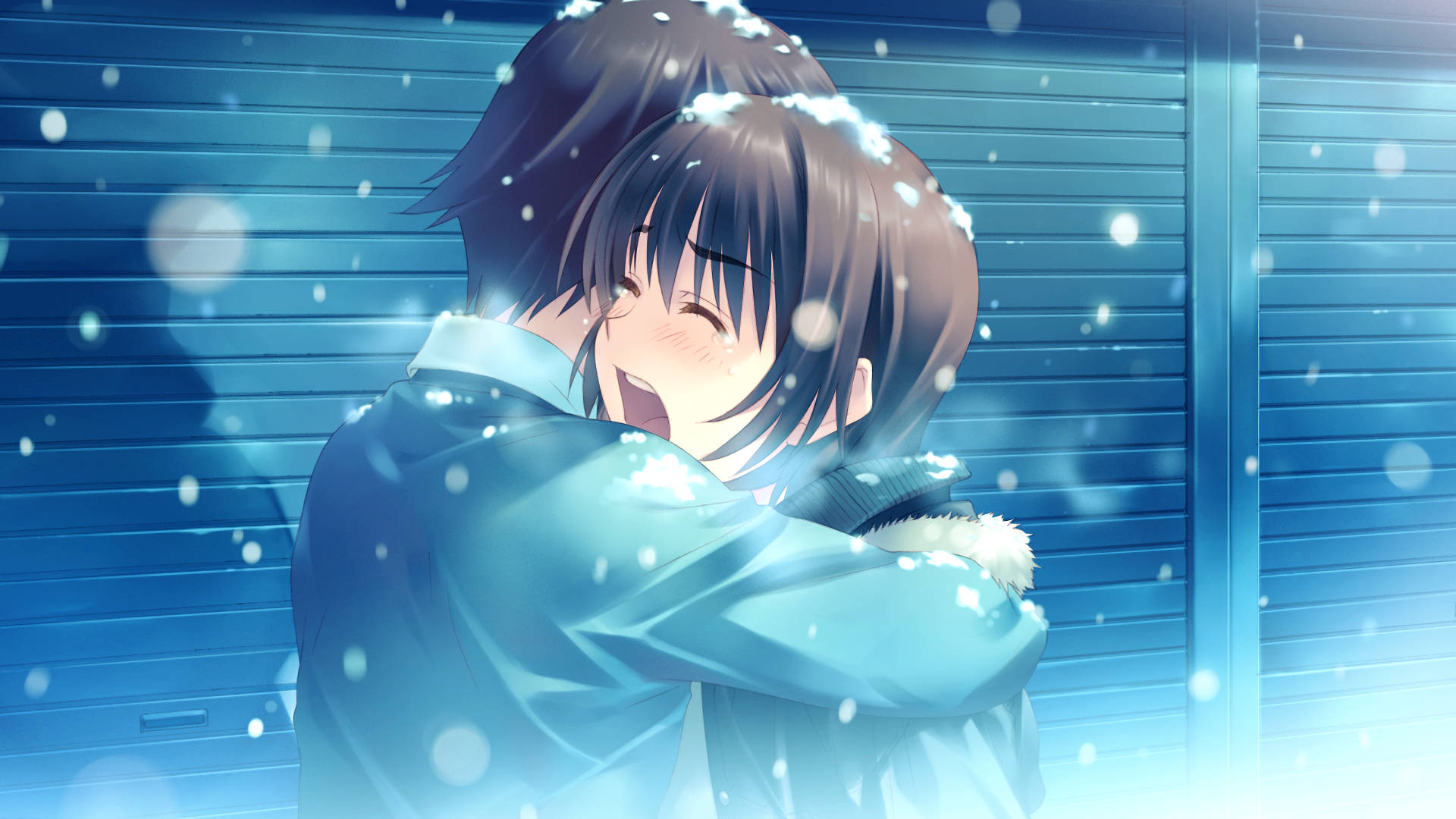 Аніме обійми White Album 2 Шпалери