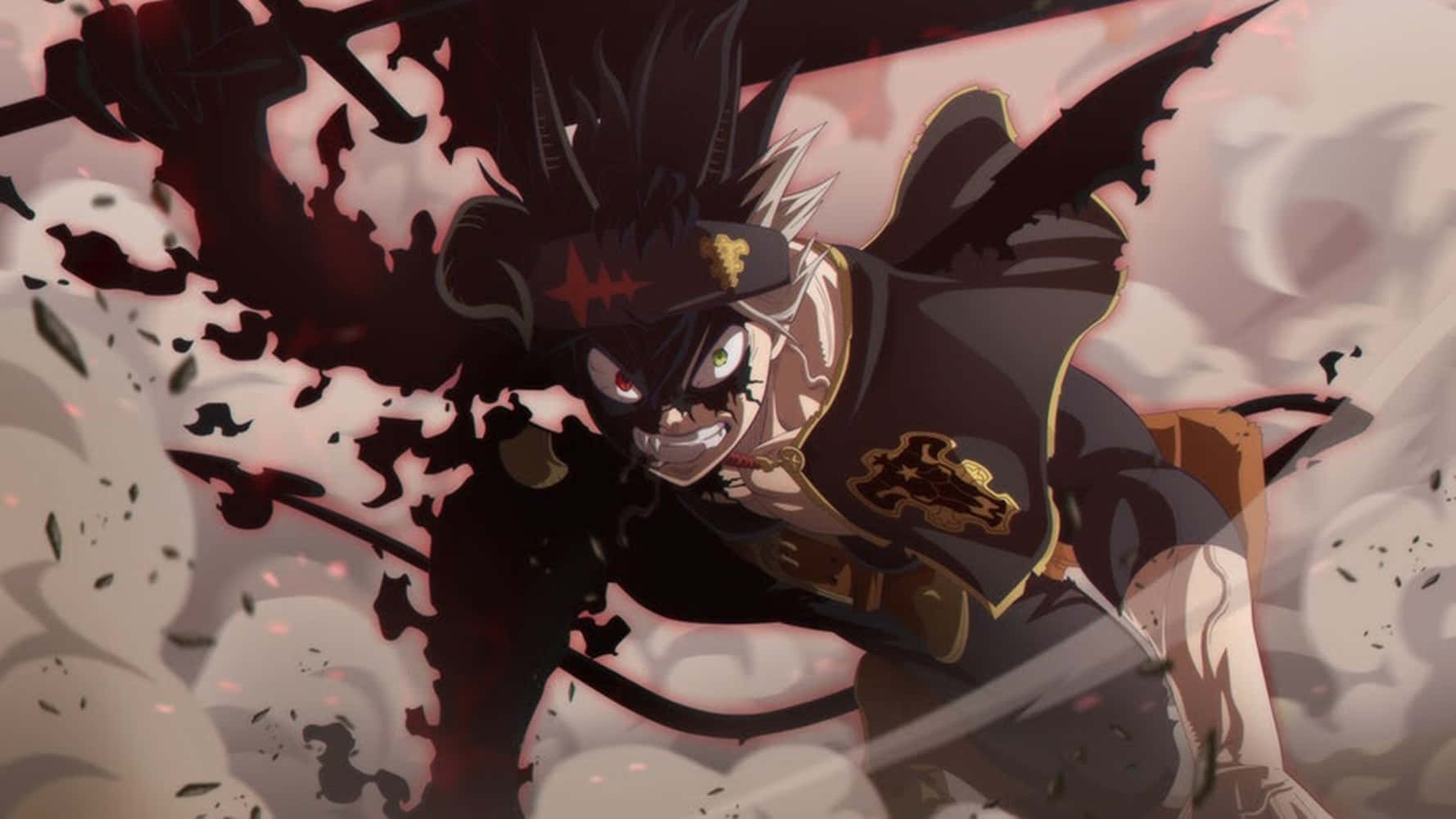Аста Black Clover 4K Демон Диявол Лібе Злиття Шпалери