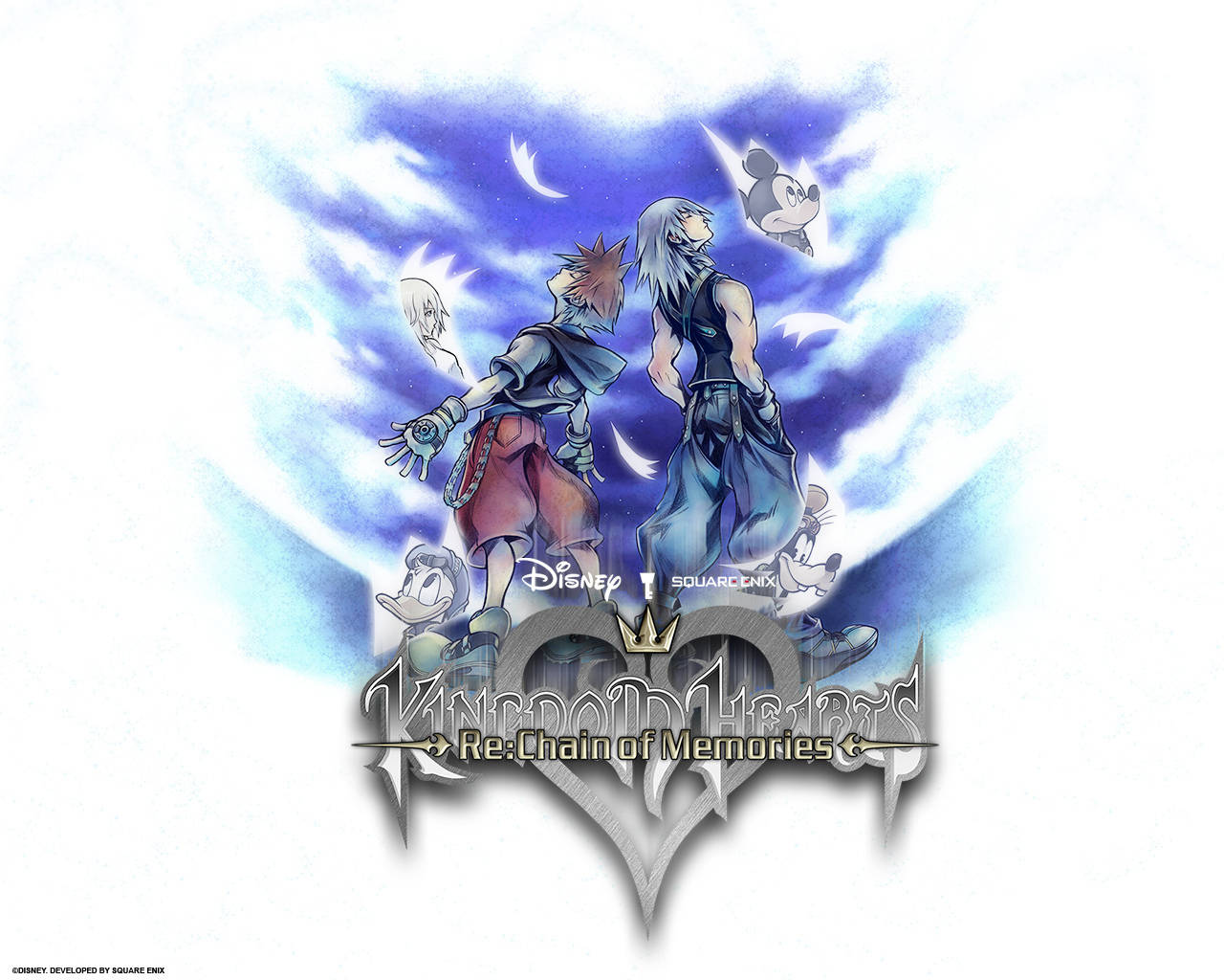 Блакитне небо з логотипом Kingdom Heart