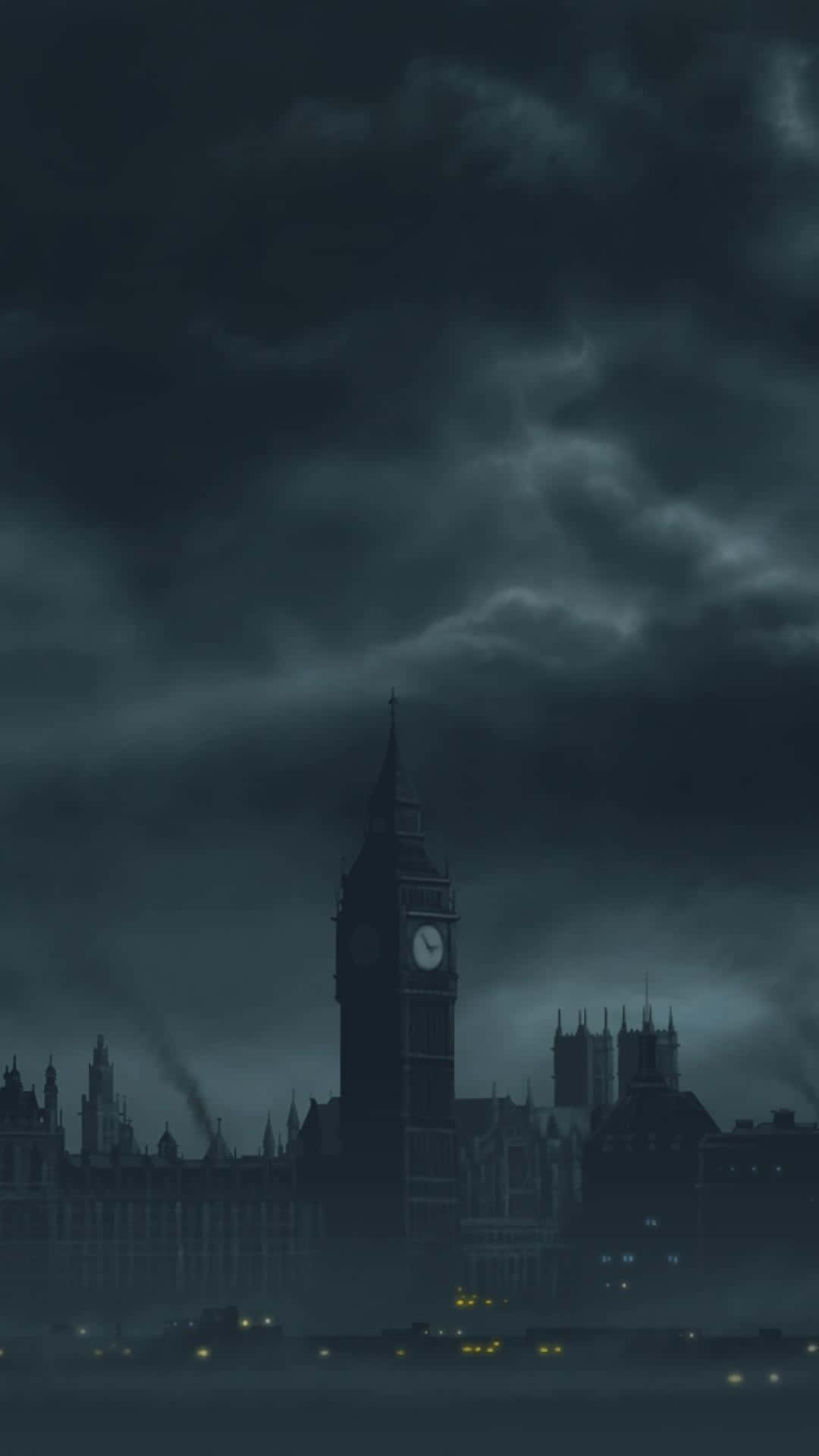 Будьте на шаг вперед с Dark Phone Шпалери