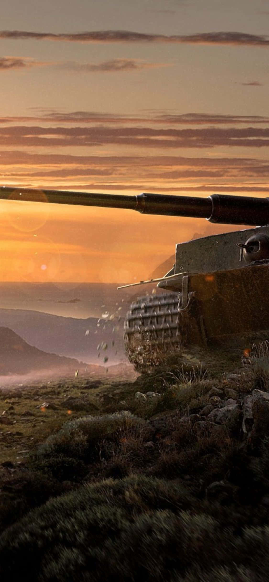 Будьте стильными с новейшим iPhone Xs Tanks Шпалери
