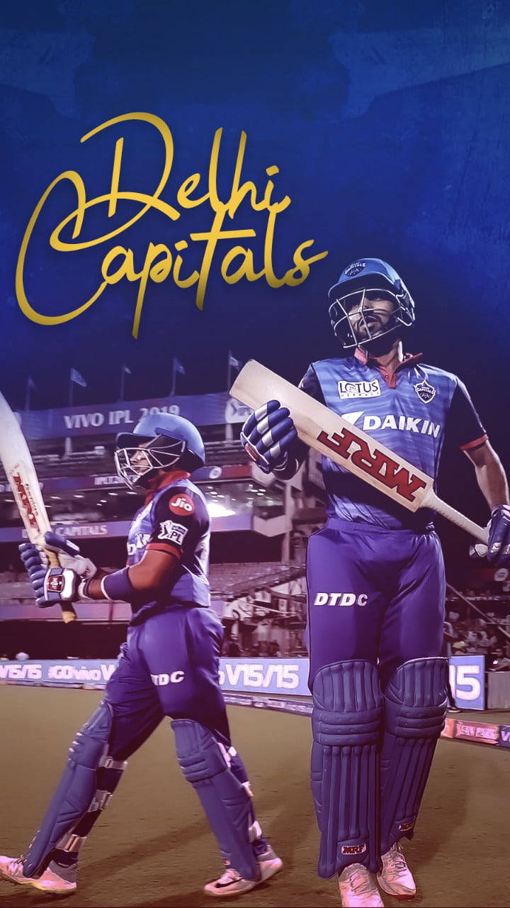 Бэтсмен Delhi Capitals Шпалери