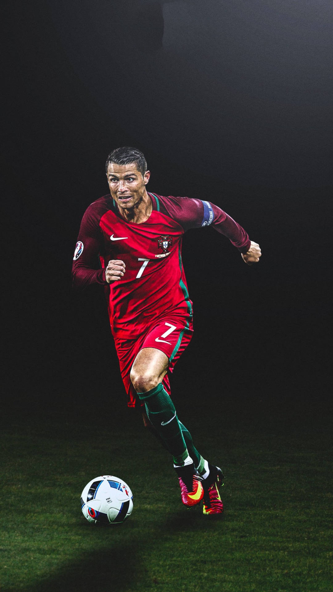 Біжучий CR7 Кріштіану Роналду Шпалери