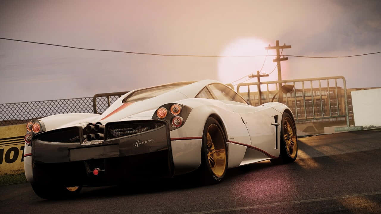 Біле сонце 720p фон Project Cars Шпалери