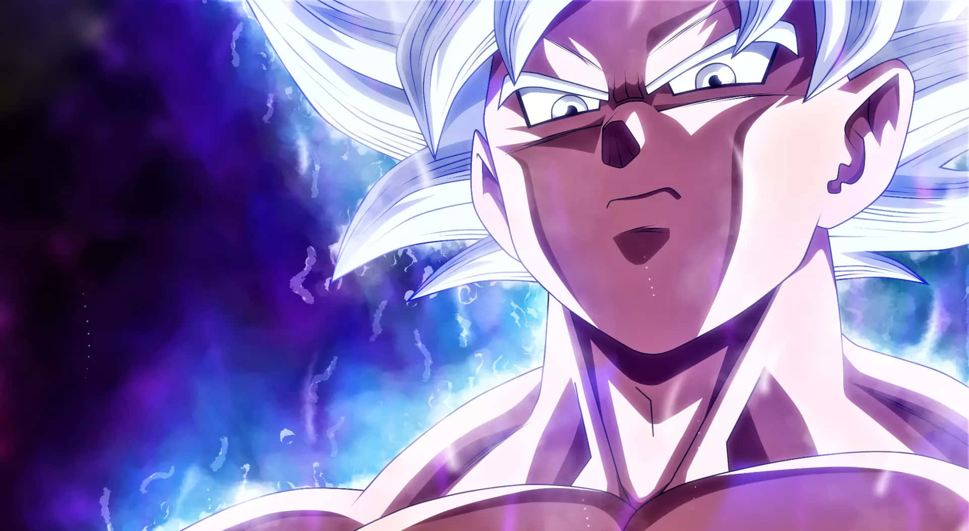 Білий Ґоку Dragon Ball Super фото Шпалери