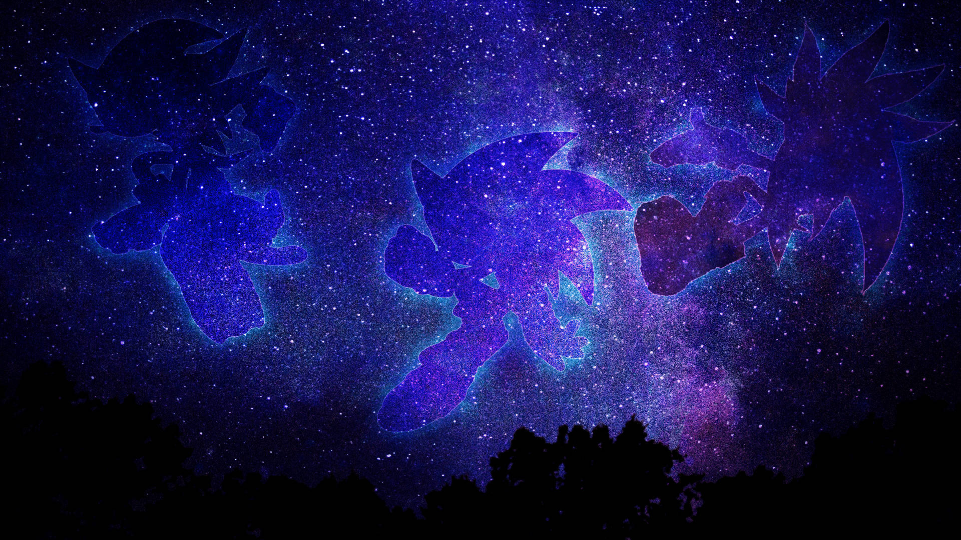 1920x1080 Їжачки серед зірок