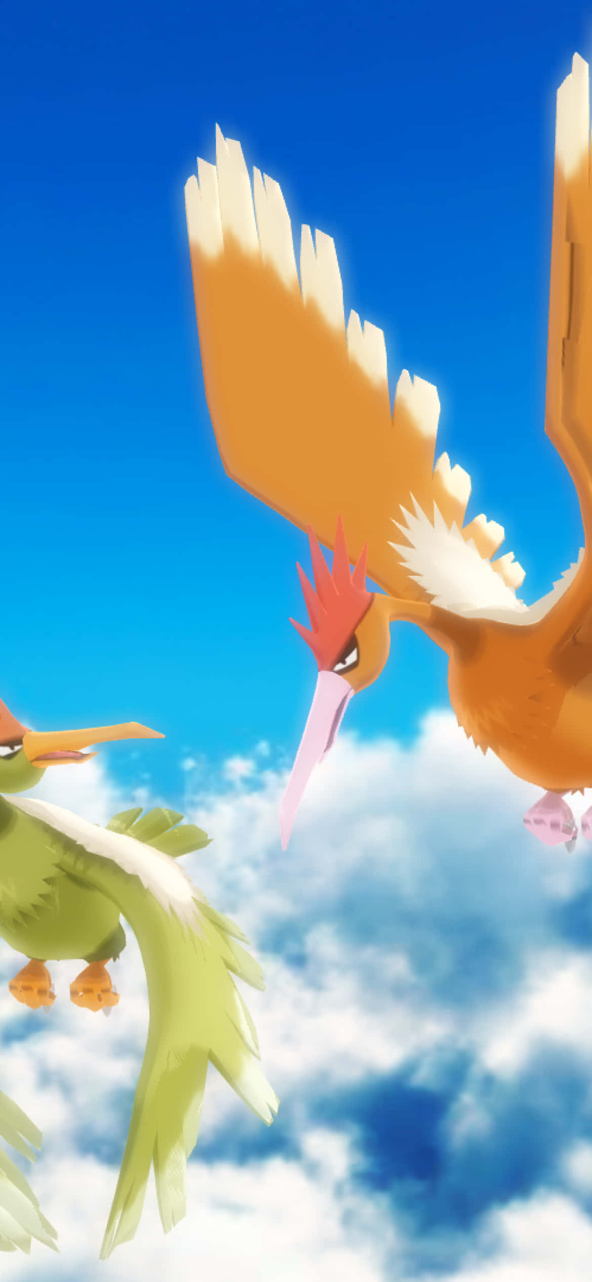 Величественный Fearow в небе Шпалери