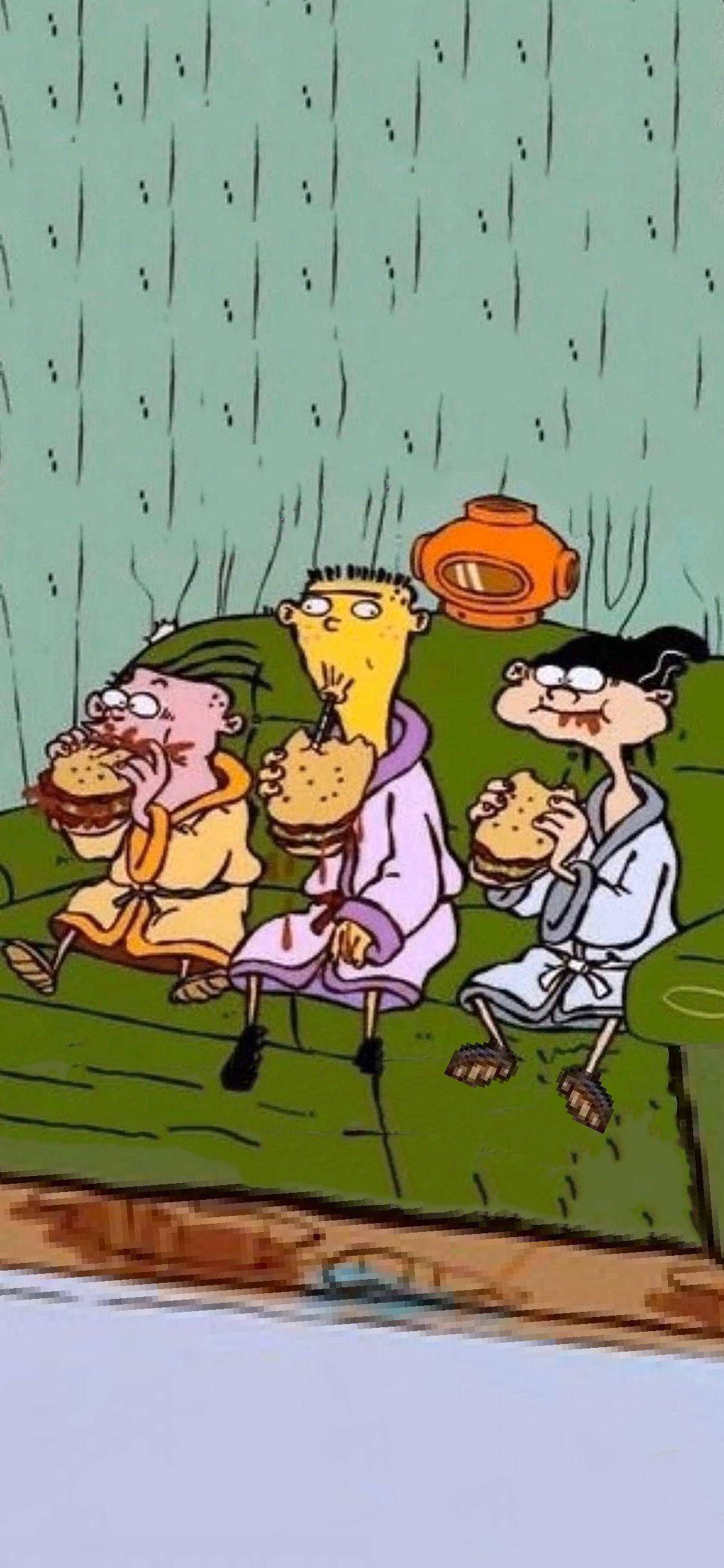 Вечеринка с ночевкой Эда, Эдда и Эдди Шпалери