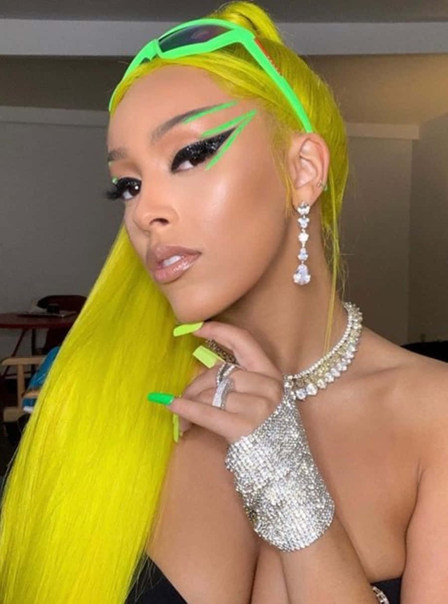 Виконавиця Doja Cat на сцені Шпалери