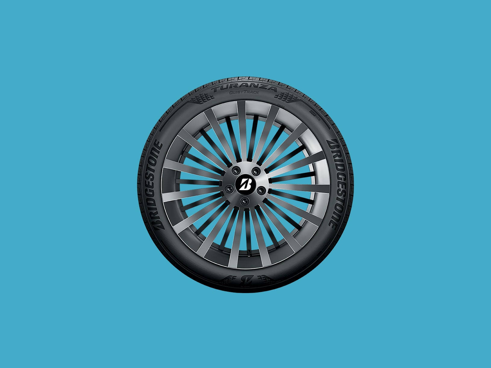 Високоякістное зображение шины Bridgestone Turanza QuietTrack Шпалери