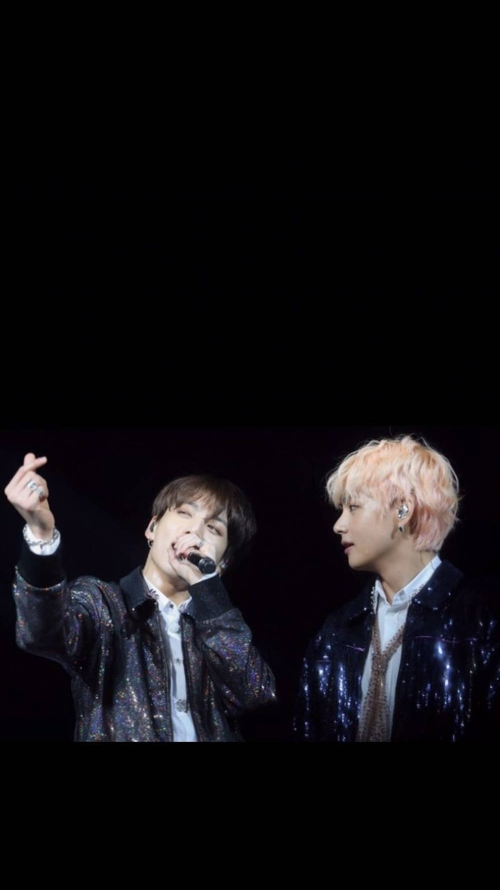 Виступ BTS JK та V у турі Love Yourself Шпалери