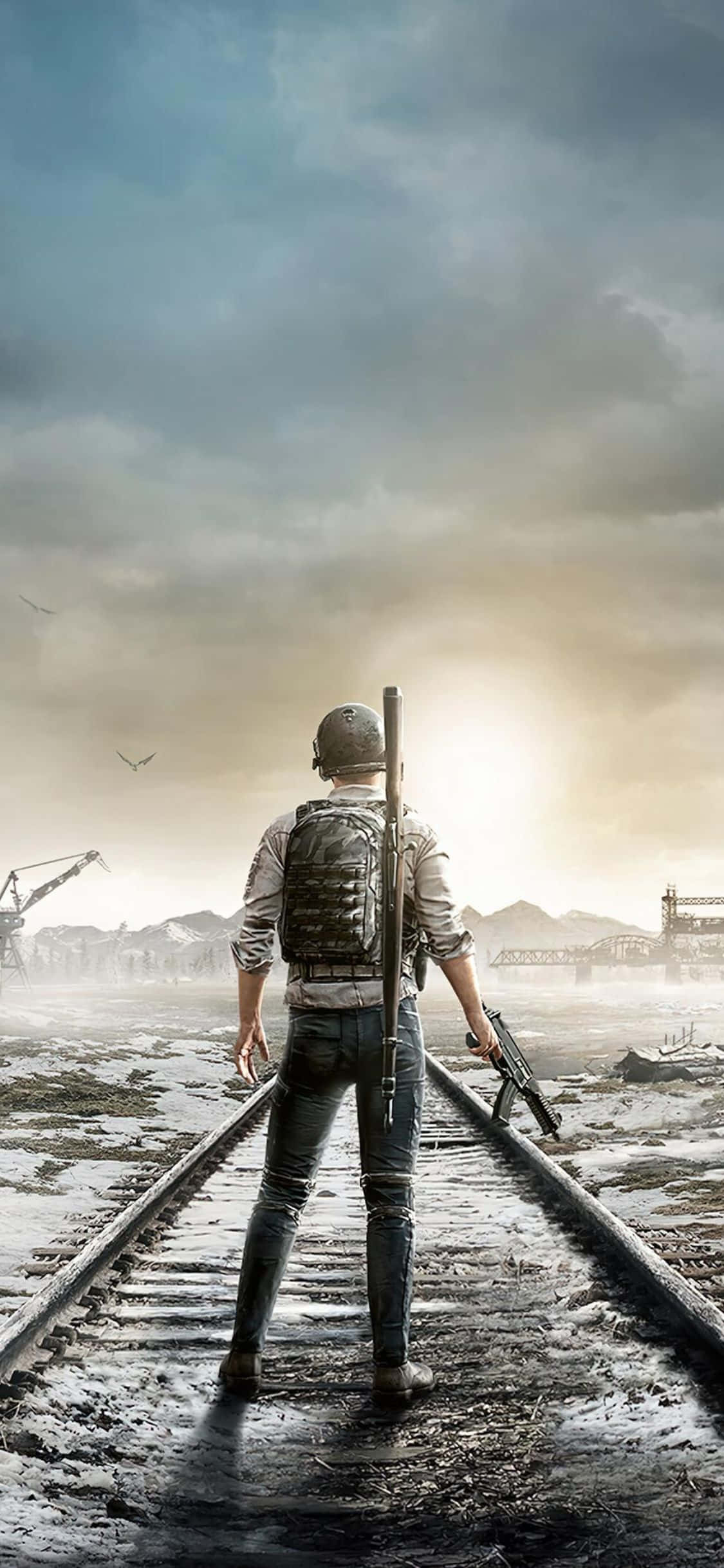 Войдите в постапокалиптический мир с iPhone X и Metro Exodus Шпалери