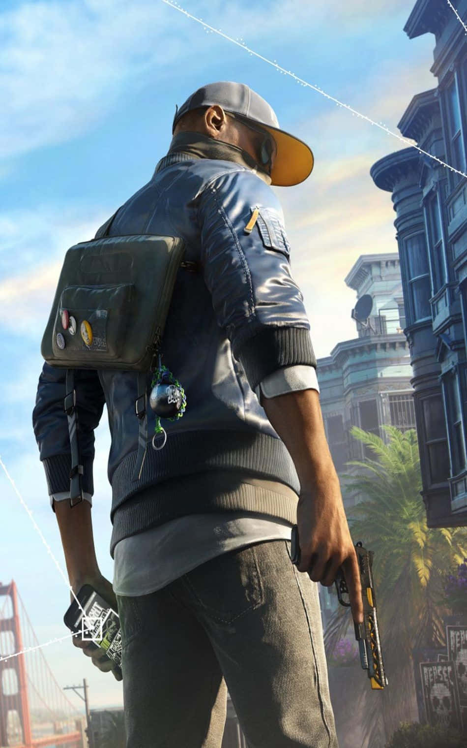 Выйди за рамки спостережения с Watch Dogs на iPhone Шпалери