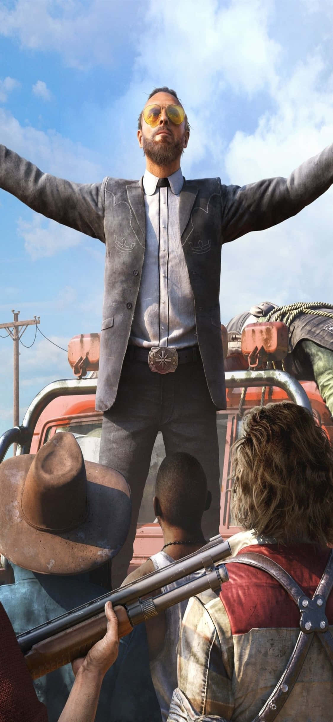 Высокое качество игры Far Cry 3 на iPhone X Шпалери