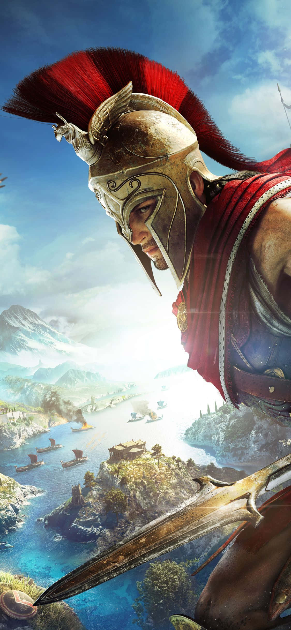 Выходите в онлайн-плавание с Android Assassin's Creed Odyssey Шпалери