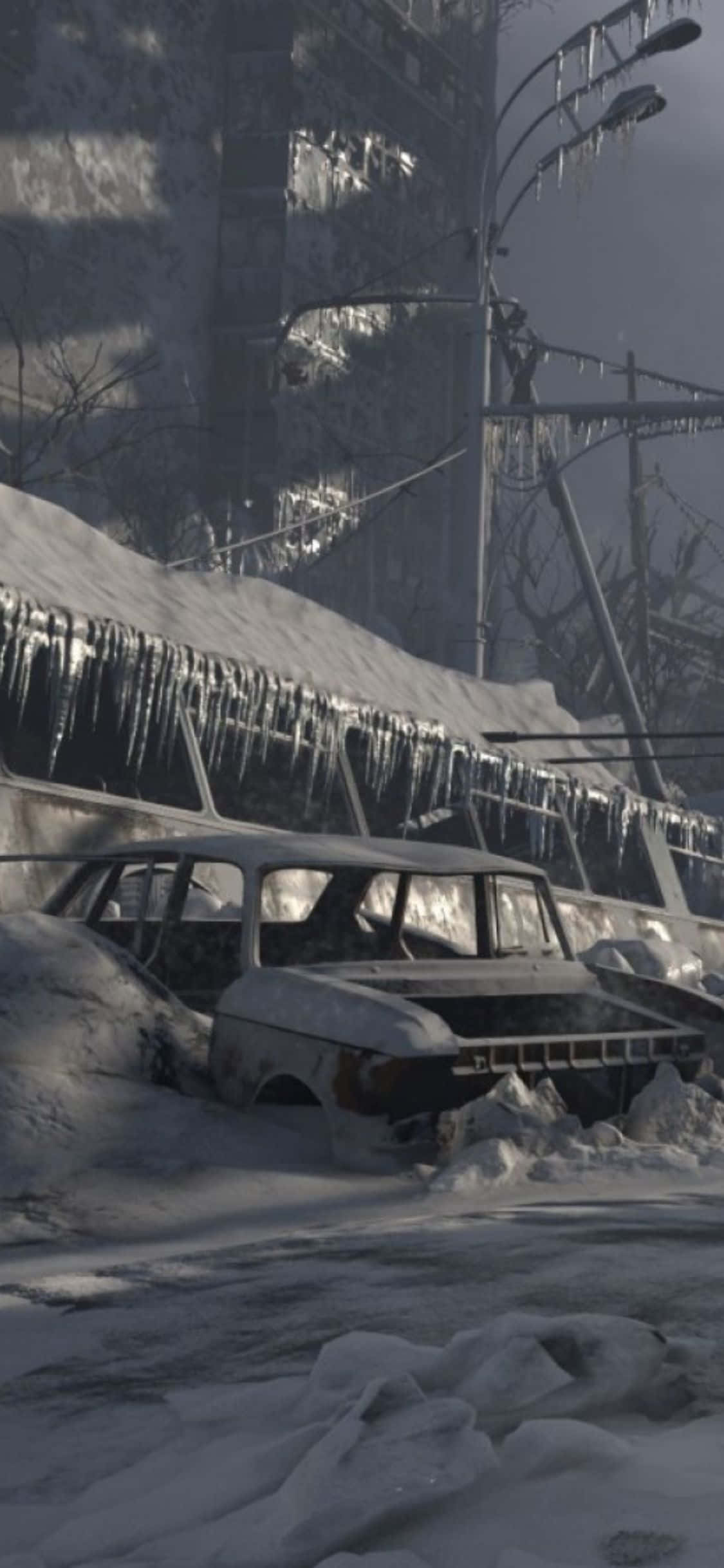 Испытайте острые ощущения Metro Exodus на iPhone X Шпалери