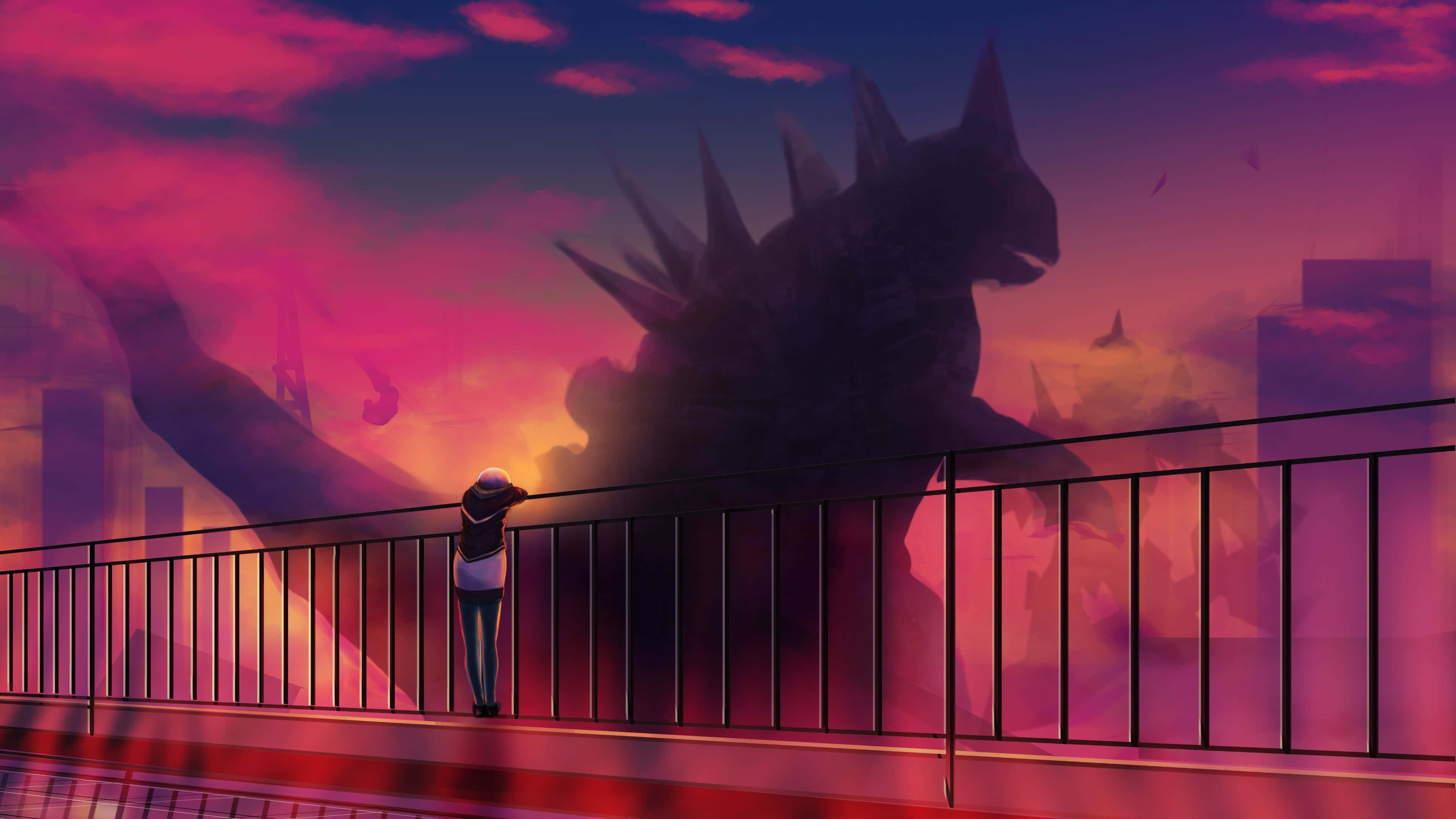 годзилла, годзилла против кайдзю, годзилла против кайдзю, годзилла против кайдзю Шпалери