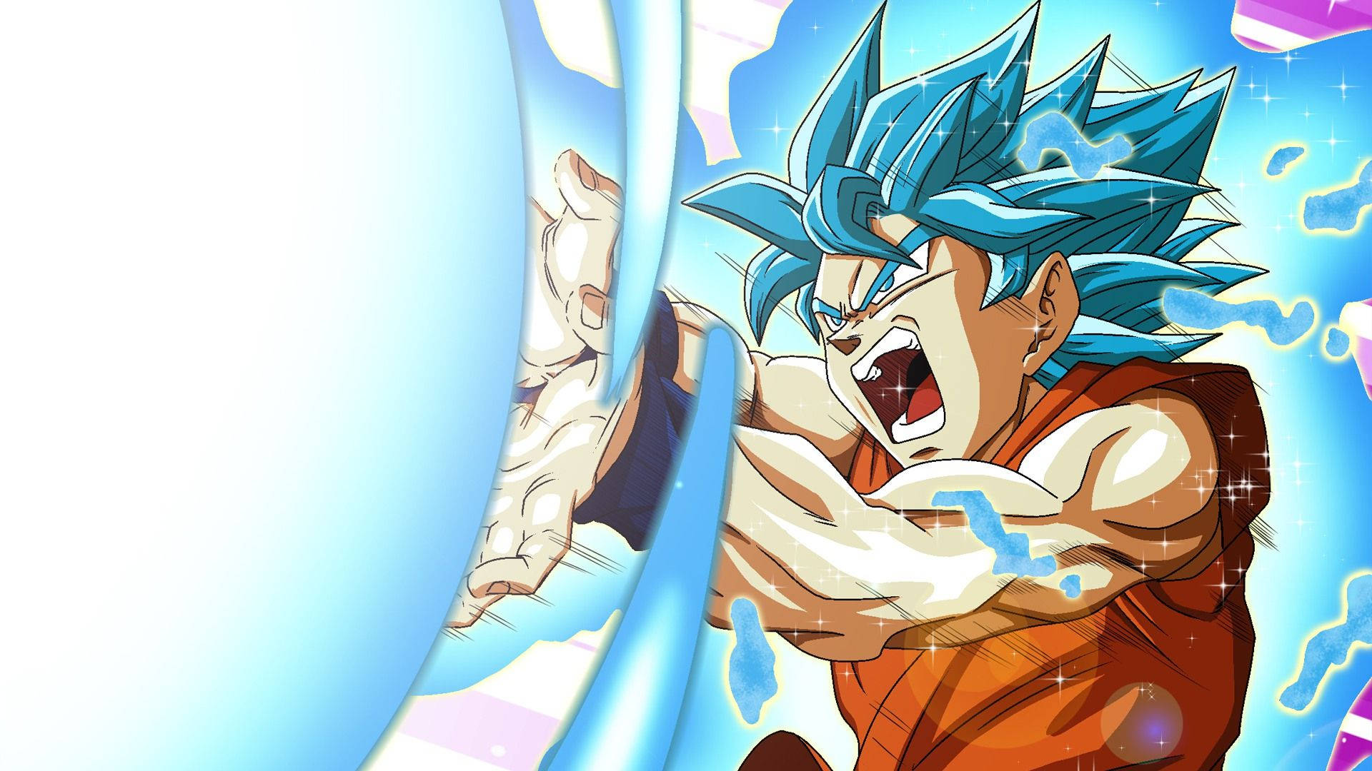 Dragon Ball Z Камехамеха від Сан Гоку, супер Бролі, супер саян бореться з лиходіями.