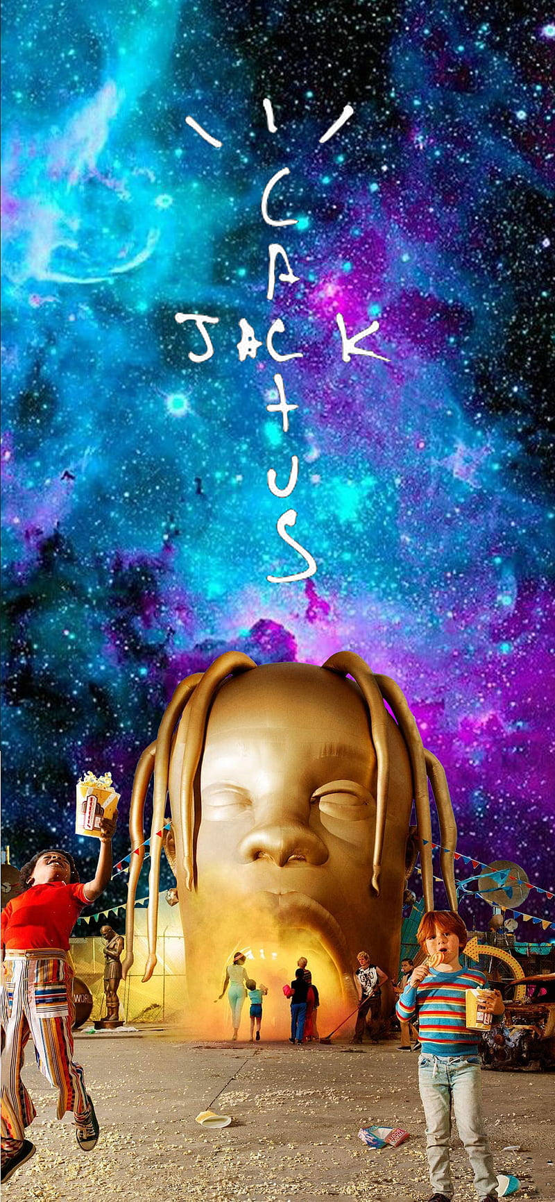 Готовься до Astroworld с новым iPhone! Шпалери