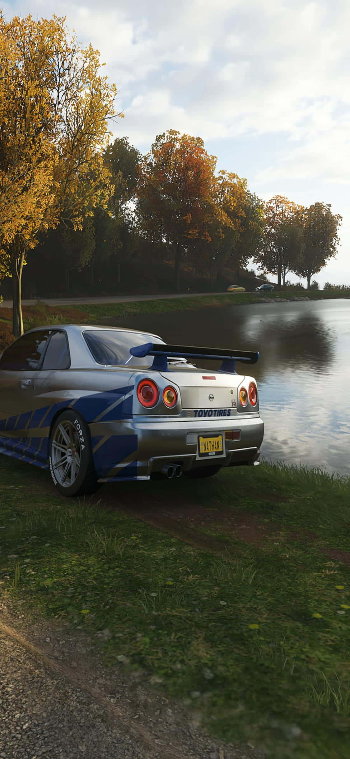 Грай в Forza Horizon 4 на iPhone Xs Шпалери