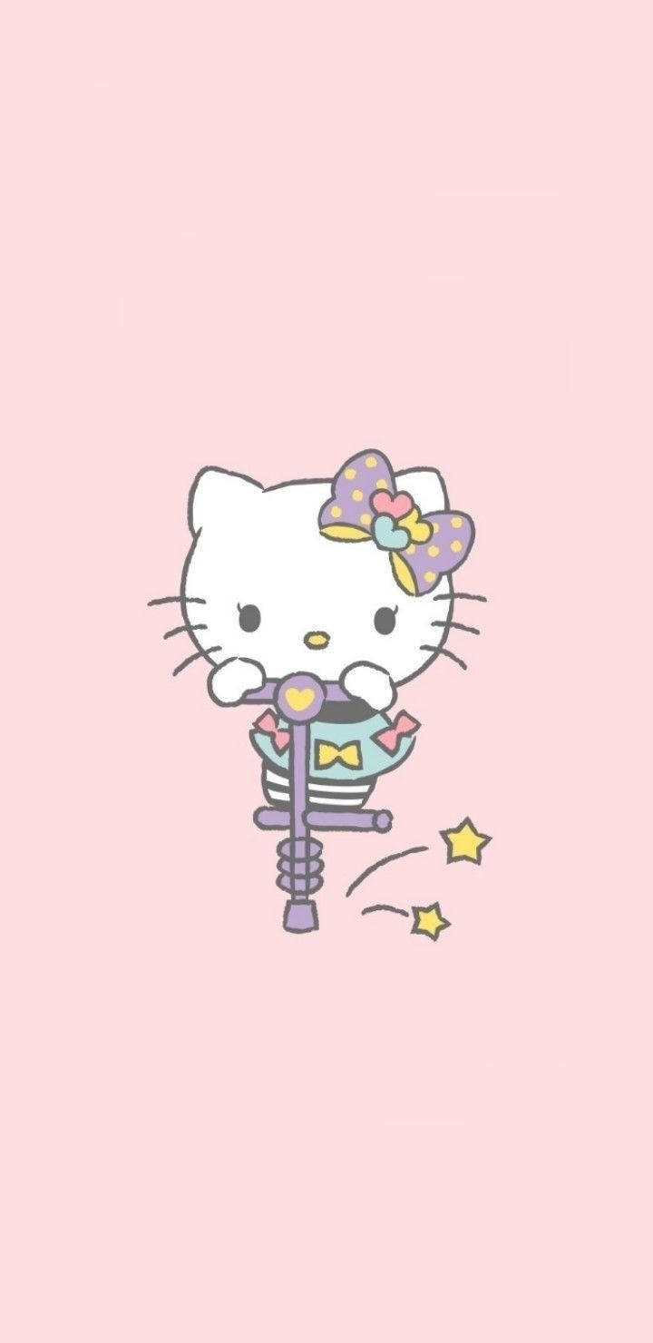 Грайлива естетика Hello Kitty Шпалери