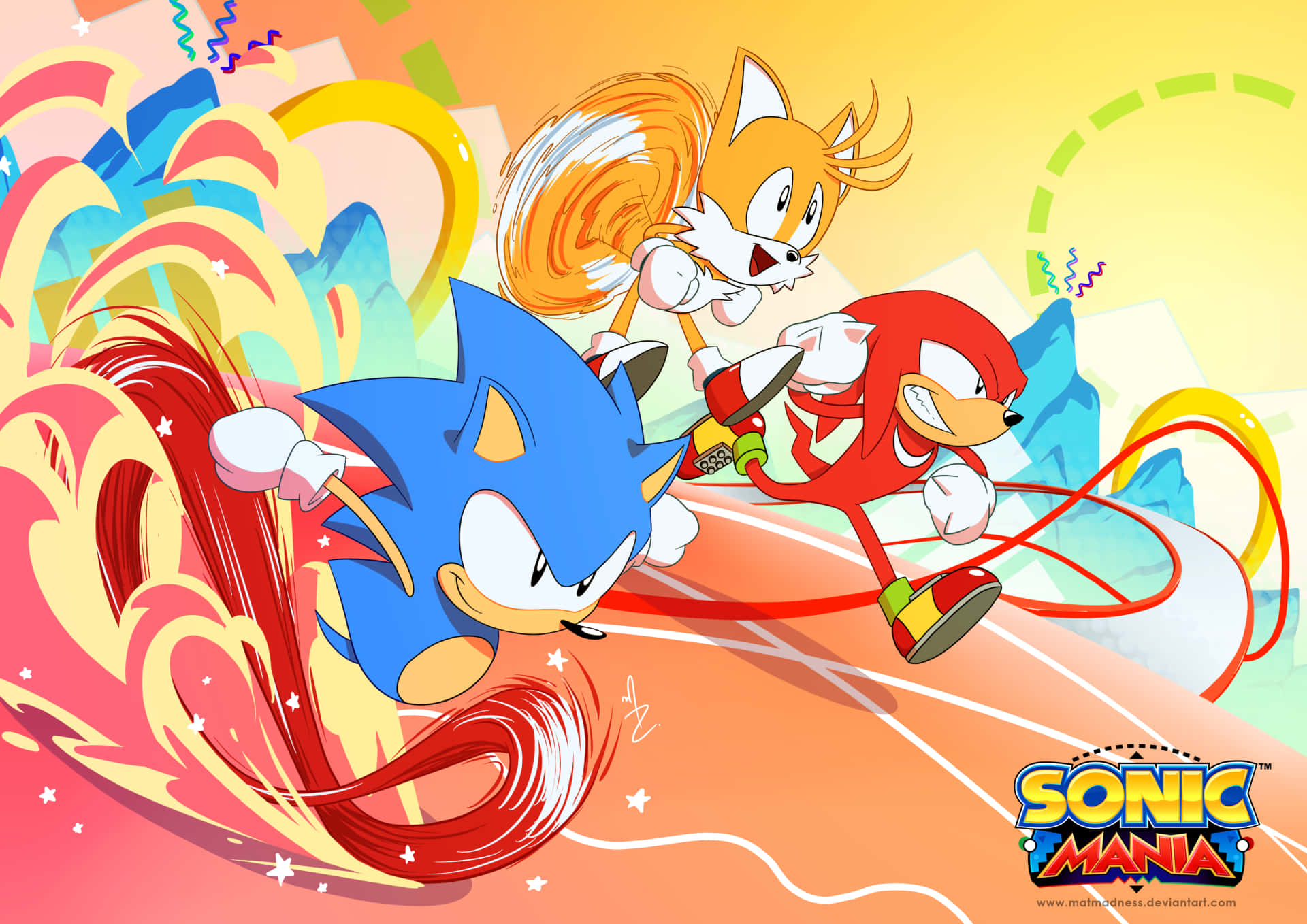 Грайте в ультимативний класичний сайд-скролер із Sonic Mania! Шпалери