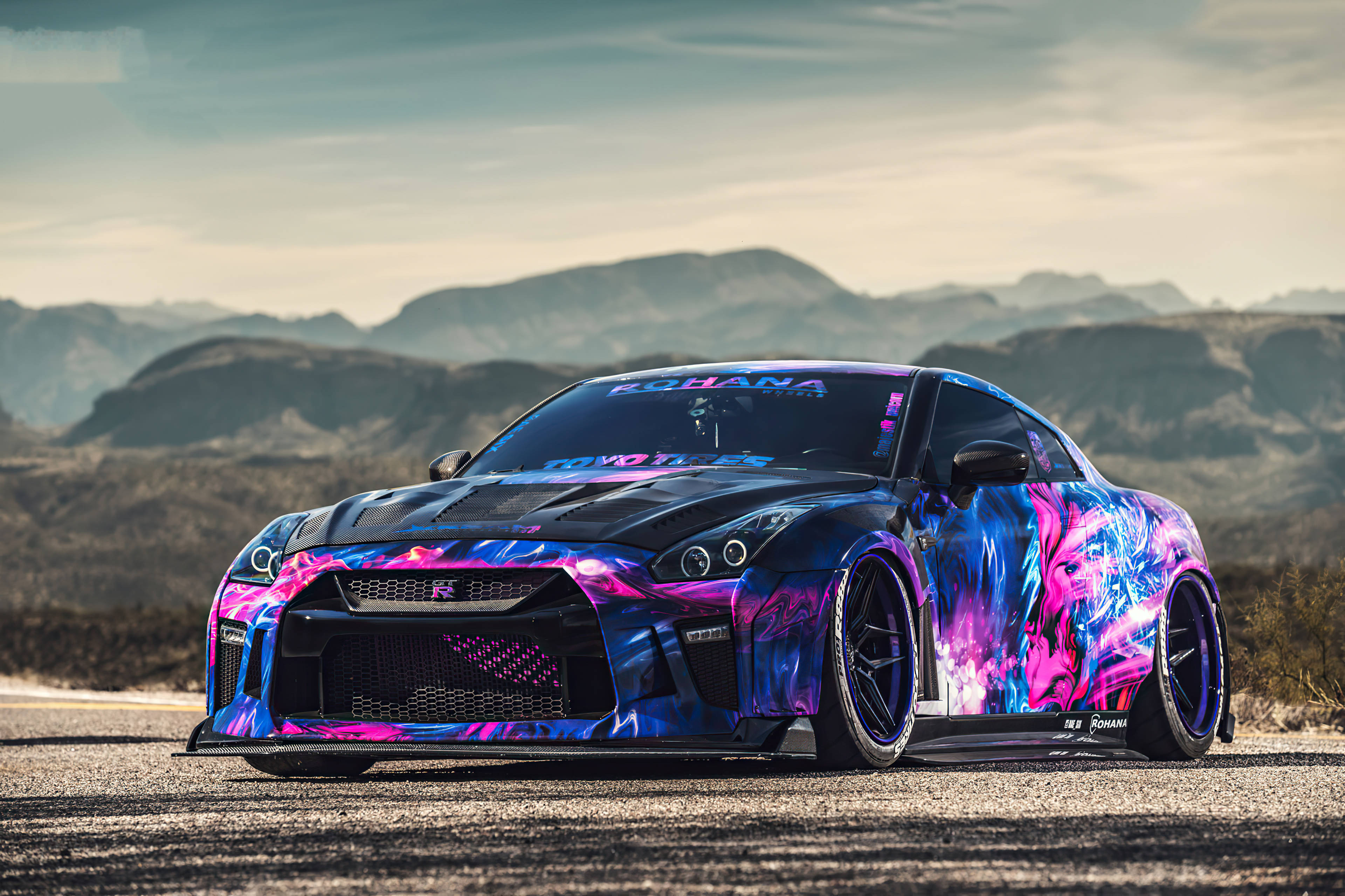 Деталізований Nissan GT R 4K Шпалери