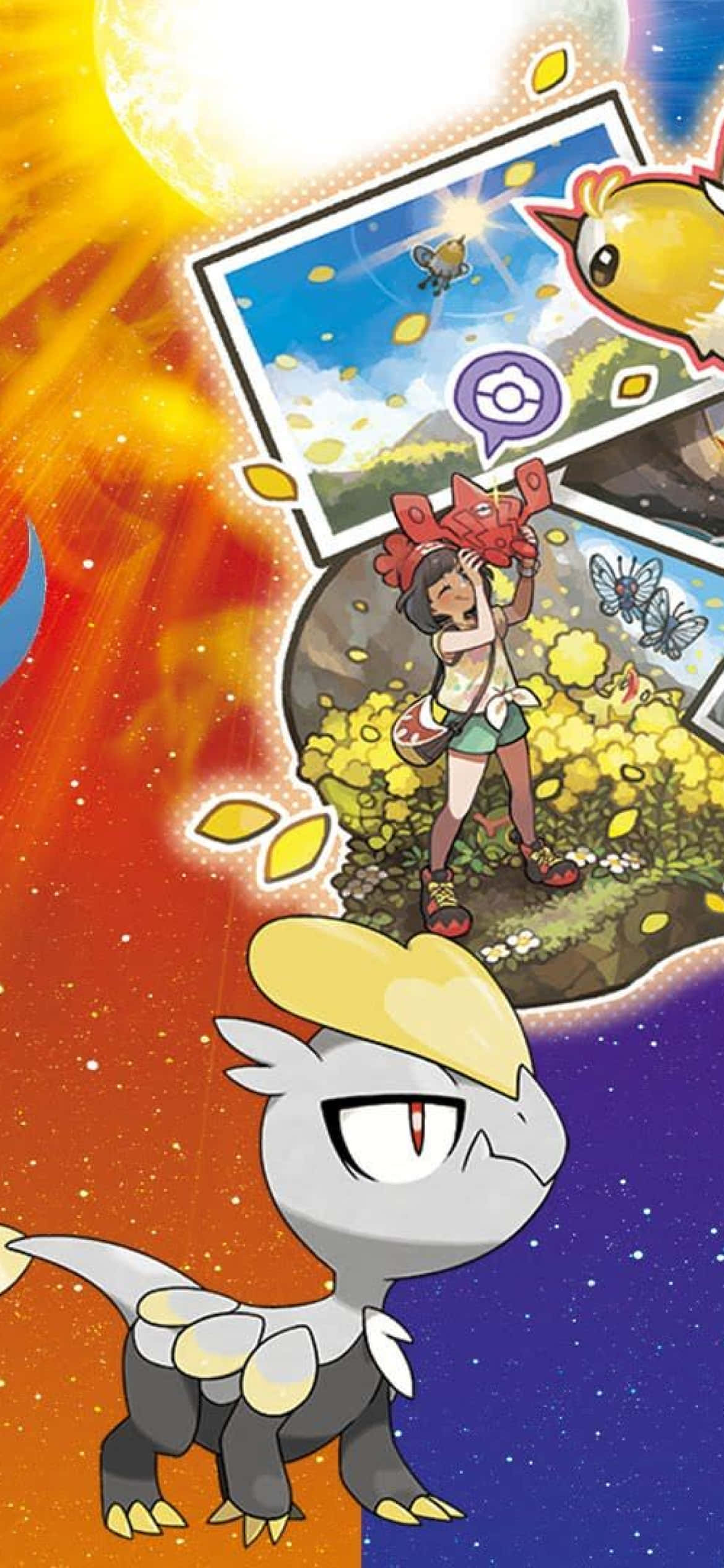 Jangmo-o в Pokemon Sun и Moon Шпалери