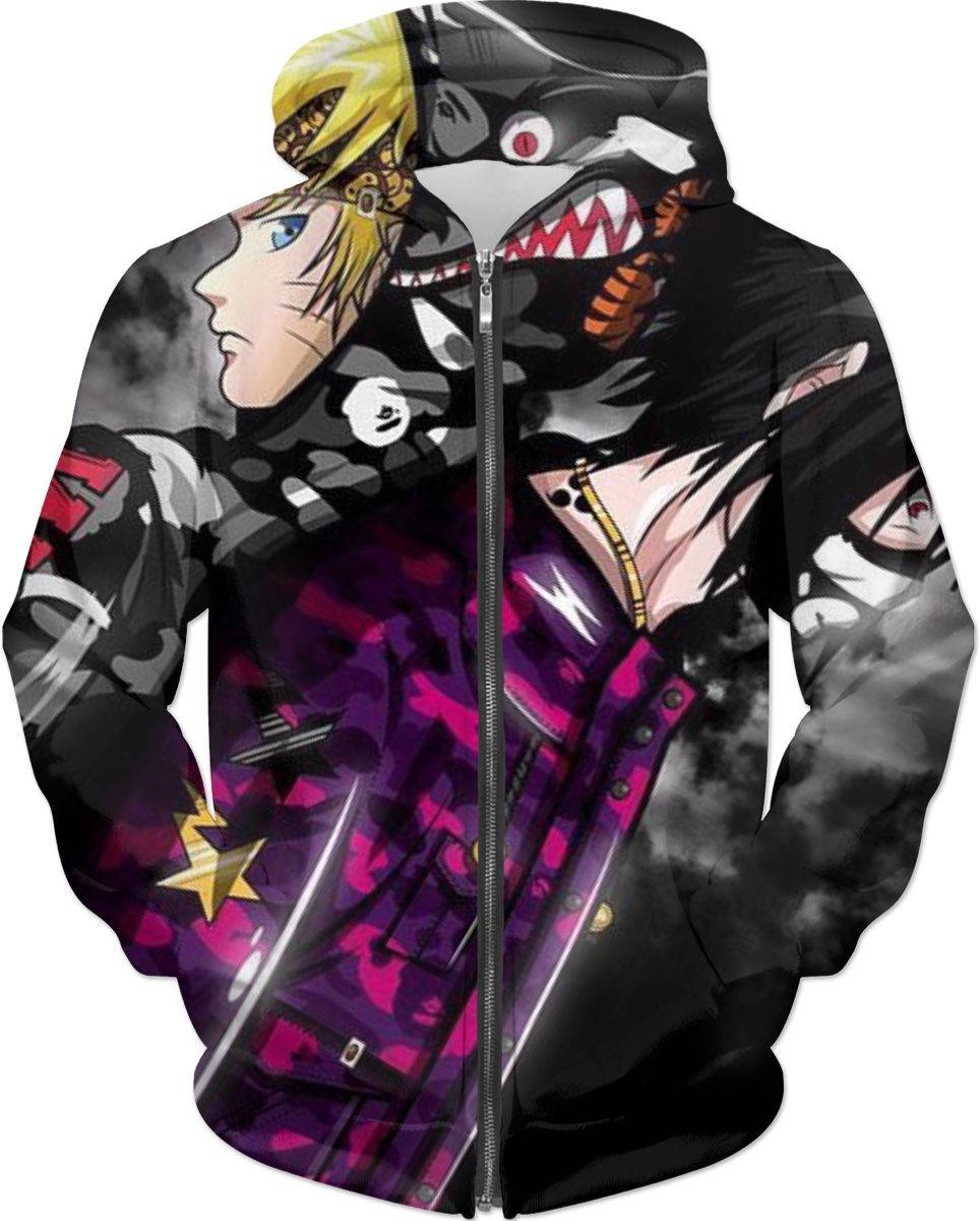 Дизайн у стилі Naruto Drip Шпалери